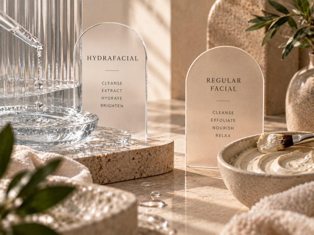 HydraFacial vs regular facial